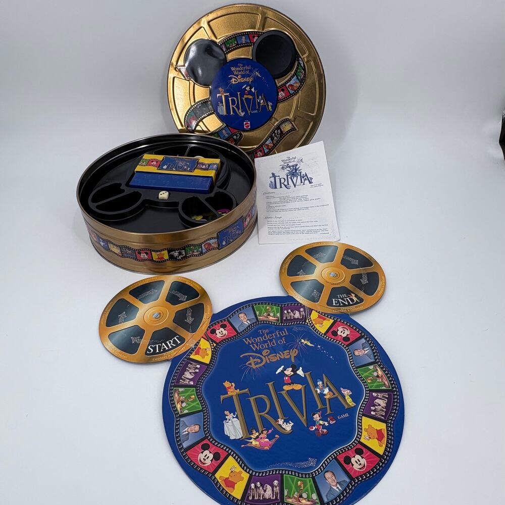 The Wonderful World of Disney Trivia Game 1997